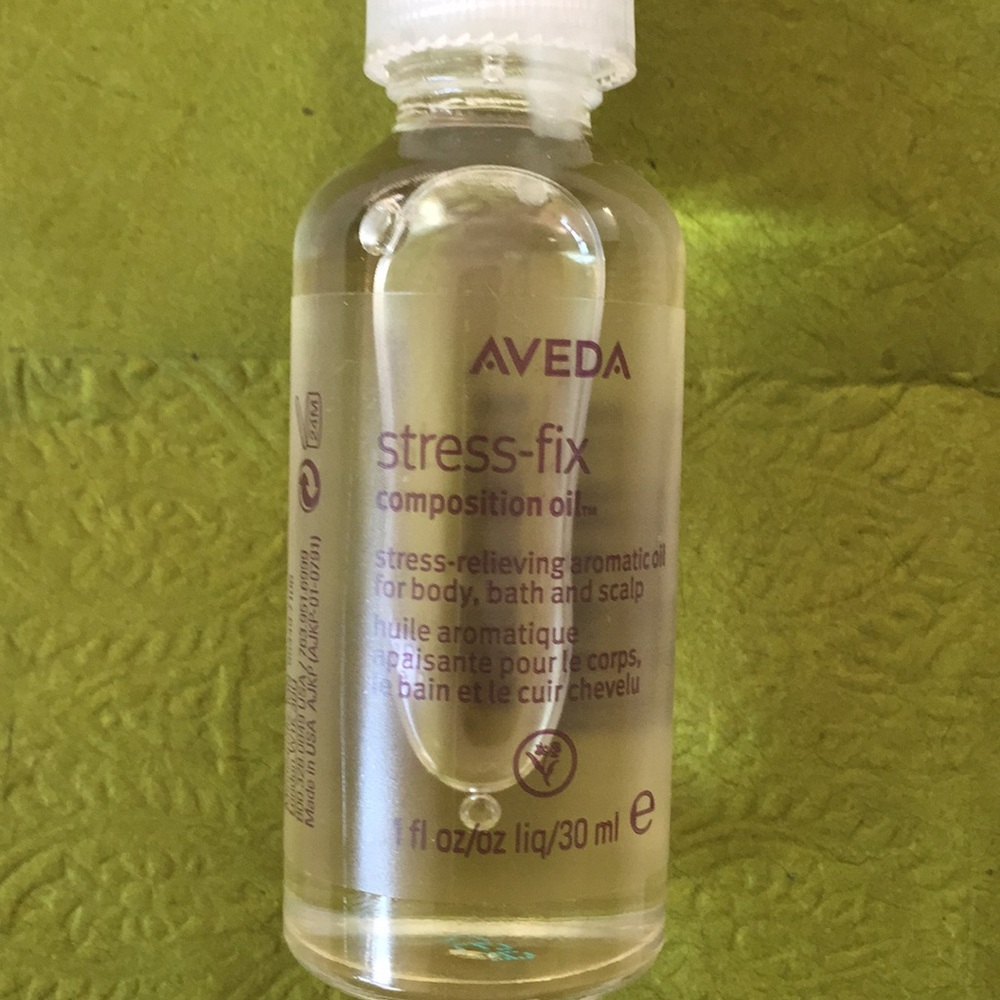Aveda stress fix oil!